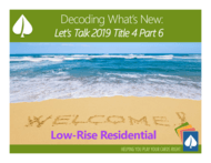 Decoding What’s New: Let’s Talk 2019 Title 24, Part 6 - Residential: Download the Handout thumbnail