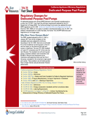 Fact Sheet: Title 20 Dedicated-Purpose Pool Pumps thumbnail